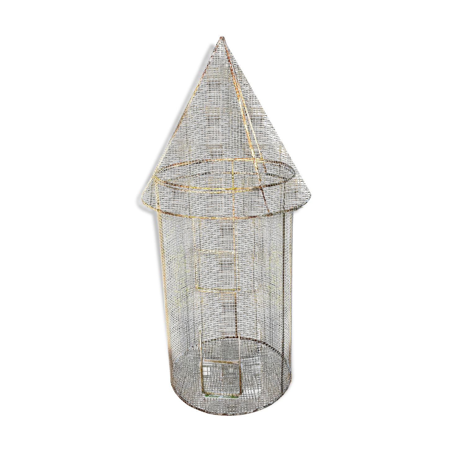 Old wrought iron aviary