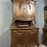 Louis XV two-body walnut sideboard circa 1850