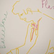 Jean Cocteau : Lettre de Barcelone, lithographie originale signée