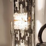 Brutalist sculptural floor lamp by Albano Poli for Poliarte 1970s