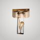 Maison Charles wall lamp modernist gilded bronze Very good condition height 3