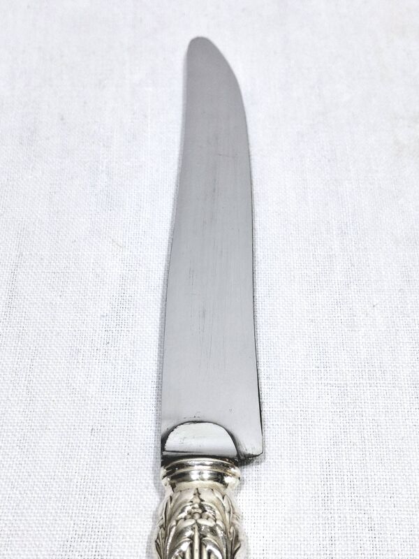 Martial gauthier / georges flakenberg - 12 couteaux manches argent
