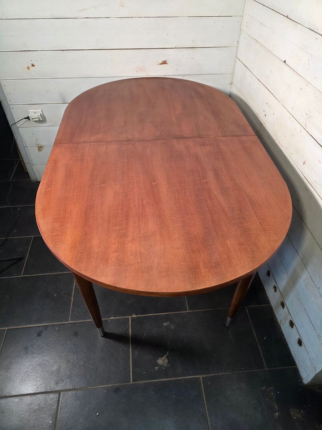 Scandinavian extendable teak table from the 1960s (butterfly extension)