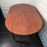 Scandinavian extendable teak table from the 1960s (butterfly extension)