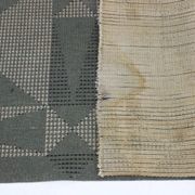 1950s Abstract Wool Hallway Carpet or Rug, Czechoslovakia