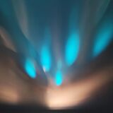 Mood lamp in changing colors vintage design