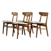 Chaise de salle à manger modèle 210 par Thomas Harlev pour Farstrup Møbler, lot de 4