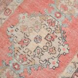 Tapis persan vintage rouge et beige 3 x 9, 98 x 285 cm SK 21187