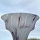 Vase vintage en pâte de verre