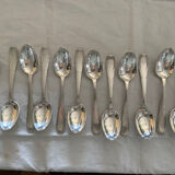 12 silver-plated spoons