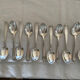 12 silver-plated spoons
