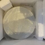 Vintage table service Limoges porcelain white with gold trim.