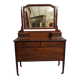 English Napoleon III psyche commode – mahogany – Elegant and functional