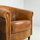 Set of 2 club armchairs