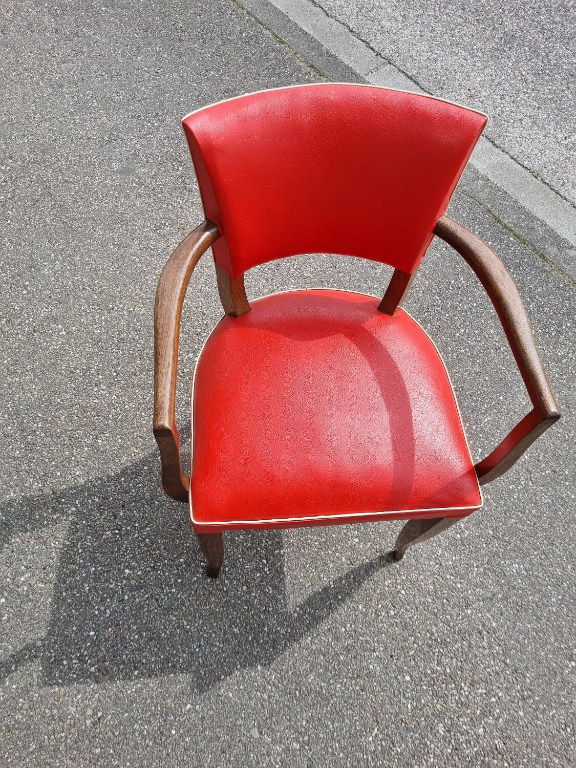 Vintage bridge armchair