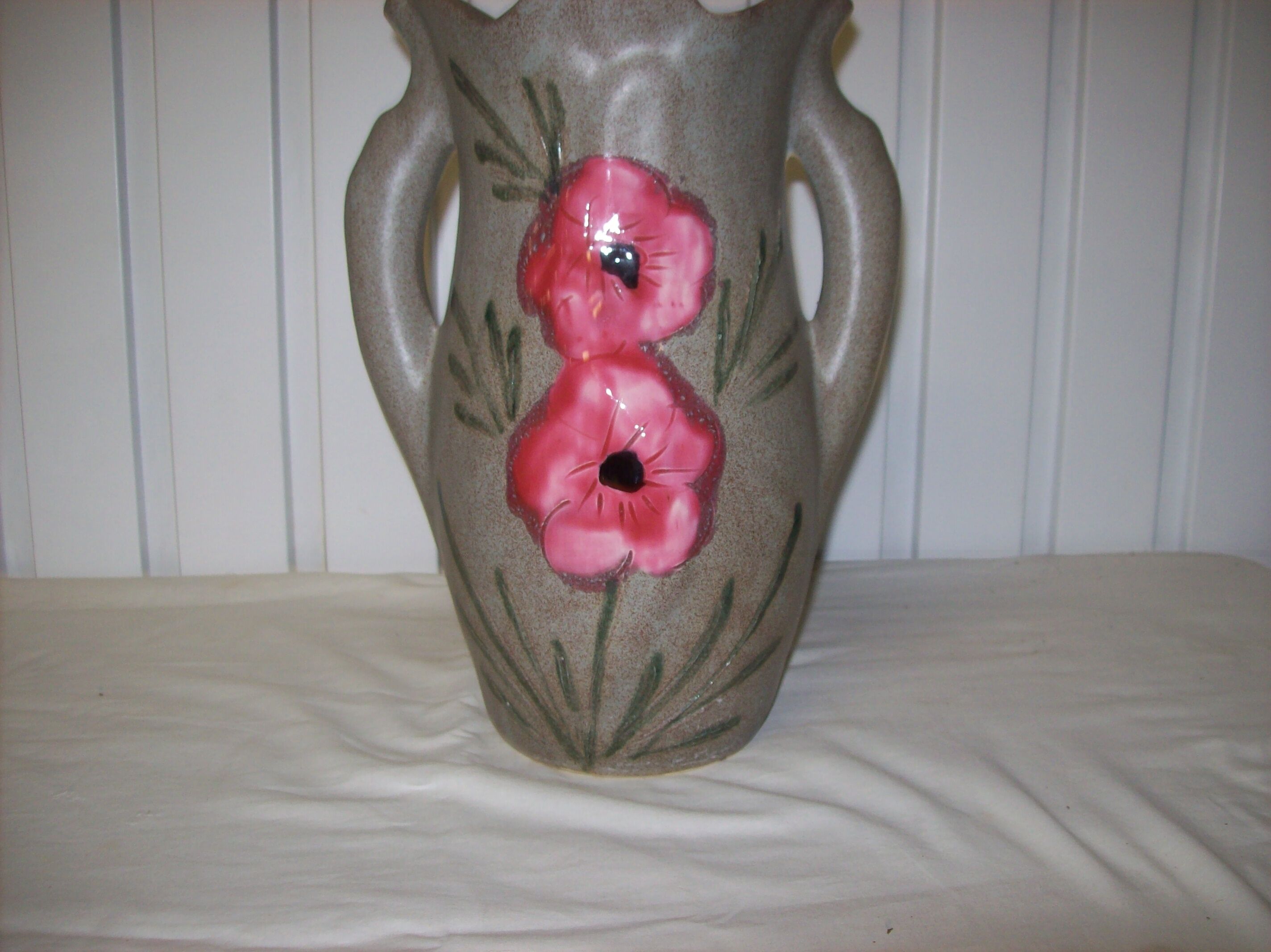 Signed ceramic vase
