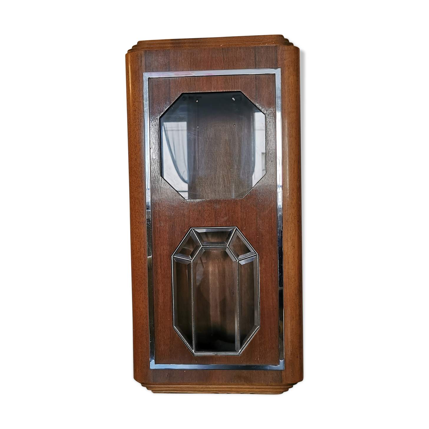 Wooden and glass showcase