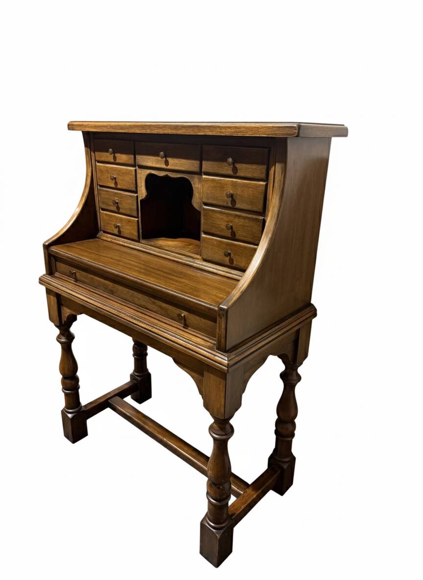 Secrétaire / Bureau de notaire anglais ou néerlandais ancien — vers 1780–1840