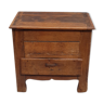 Old small wooden chest with drawer