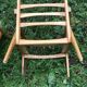 Fauteuils scandinaves bois blond vintage Années 60