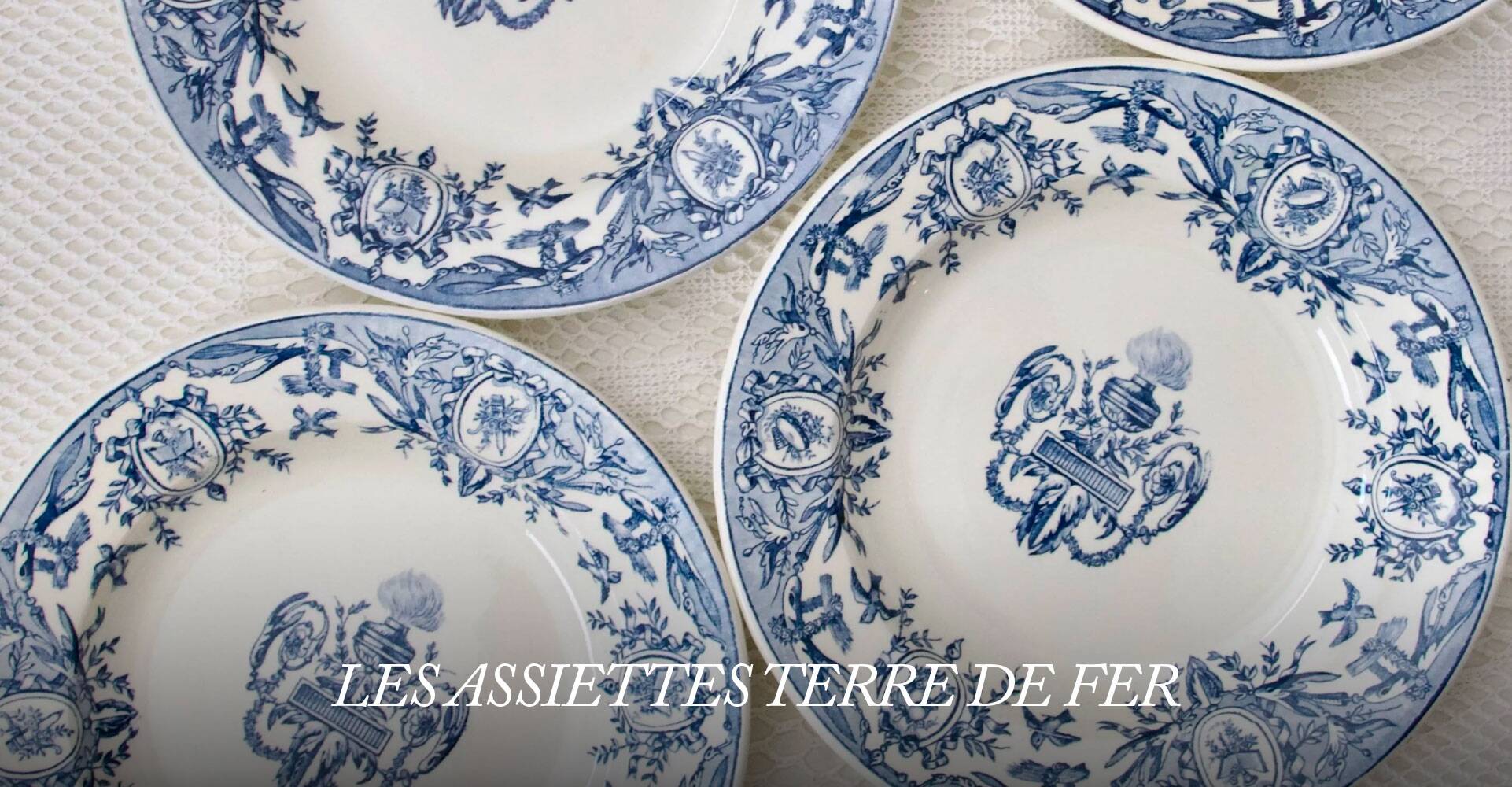 Les assiettes terre de fer