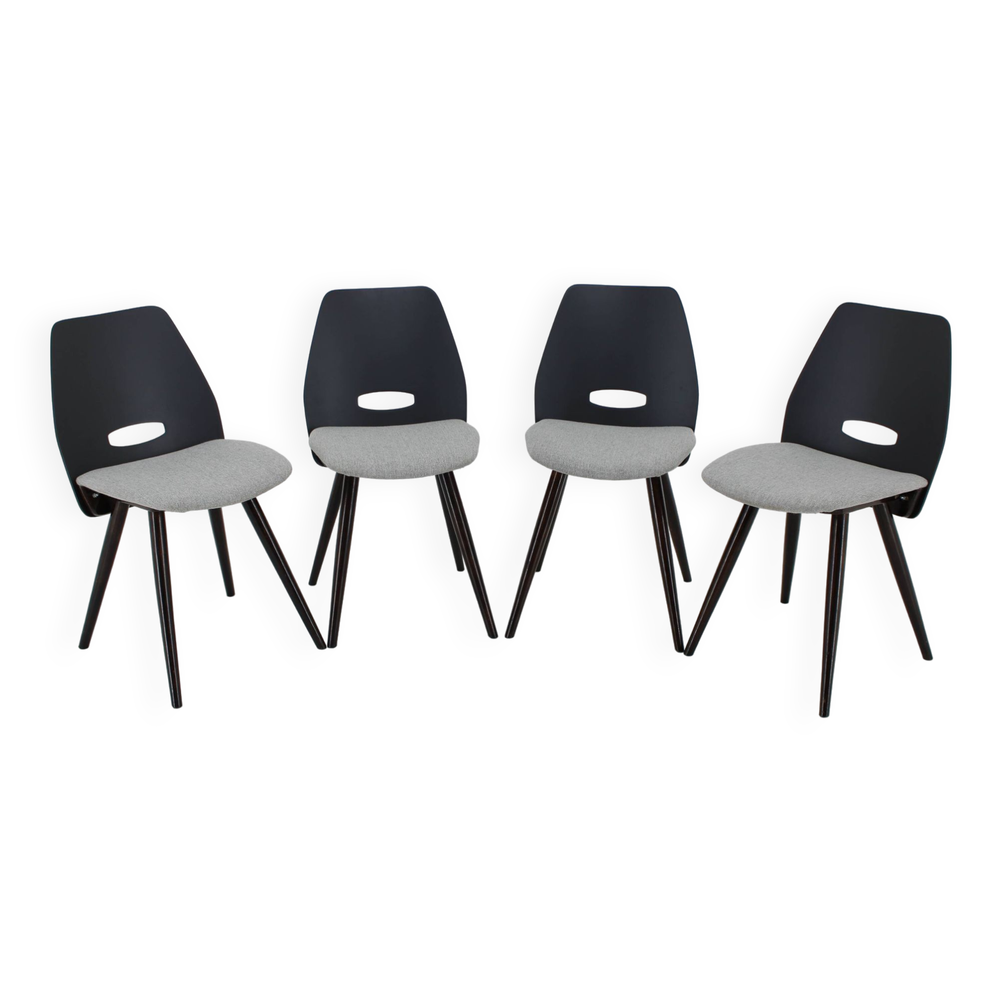 1960s Set of Four Dining Chairs by Tatra, Czechoslovakia