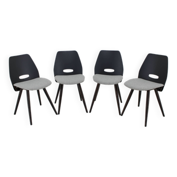 1960s Set of Four Dining Chairs by Tatra, Czechoslovakia