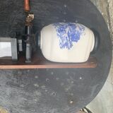 Wall-mounted coffee grinder complete vintage delft style mill décor