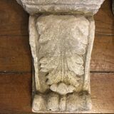 Stone wall lamp consoles