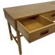 Buffet bas compact vintage en chêne, style années 70.