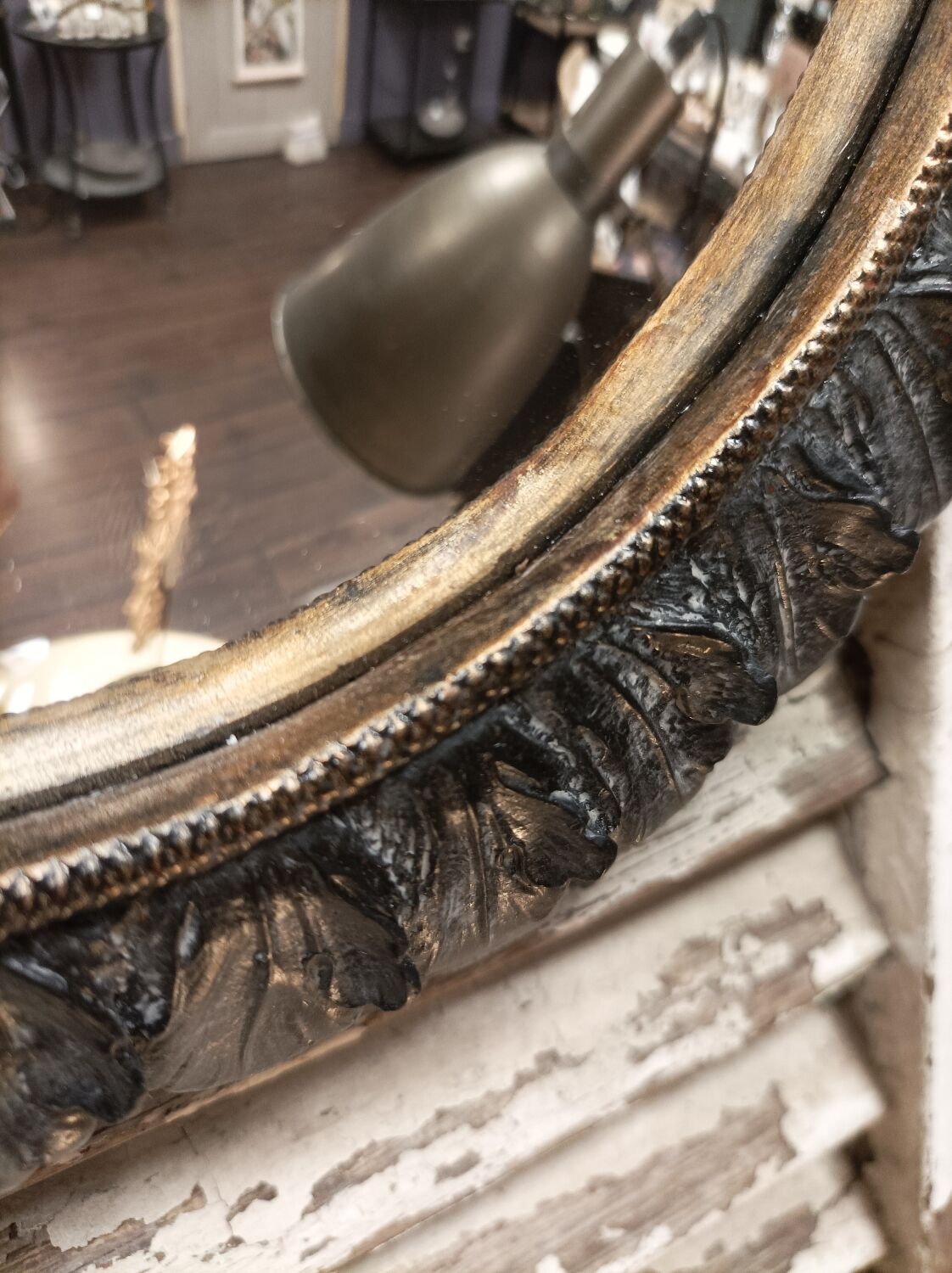 Convex mirror 28 cm black