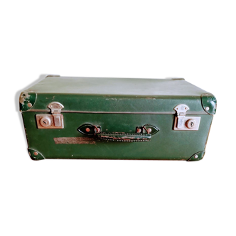 Small green suitcase