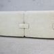 Sofa formed by 2 heaters. Foam, velvet "cream". Steiner. France, Circa 1970