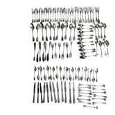 Important lot couverts 118 pièces métal argenté Ercuis, Christofle XXème
