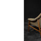 Vintage mid-century modern Scandinavian 2-seater brown fabric sofa Grace by Ikea, 1961.