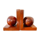 Pair of bookends in tuya magnifying glass
