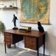Teak desk, Denmark 60s/70s, vintage, mid-c modern