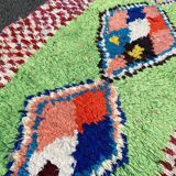 Tapis berbere boucherouite vintage 80x250 cm