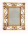 Vintage 1970s Spanish Handmade Bamboo and Rattan Wall Mirror