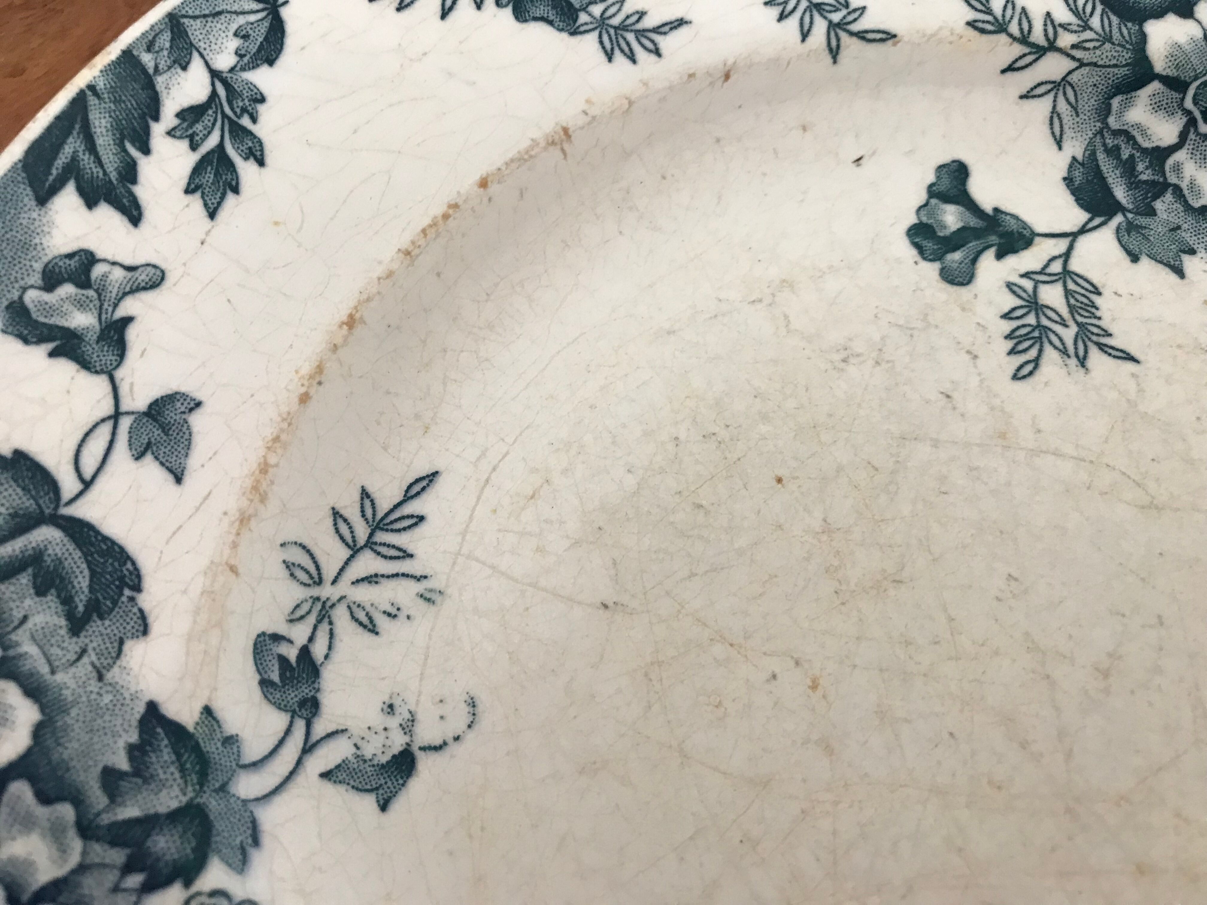 Flat plates Moulin des loups and Hamage "Marie-Louise"