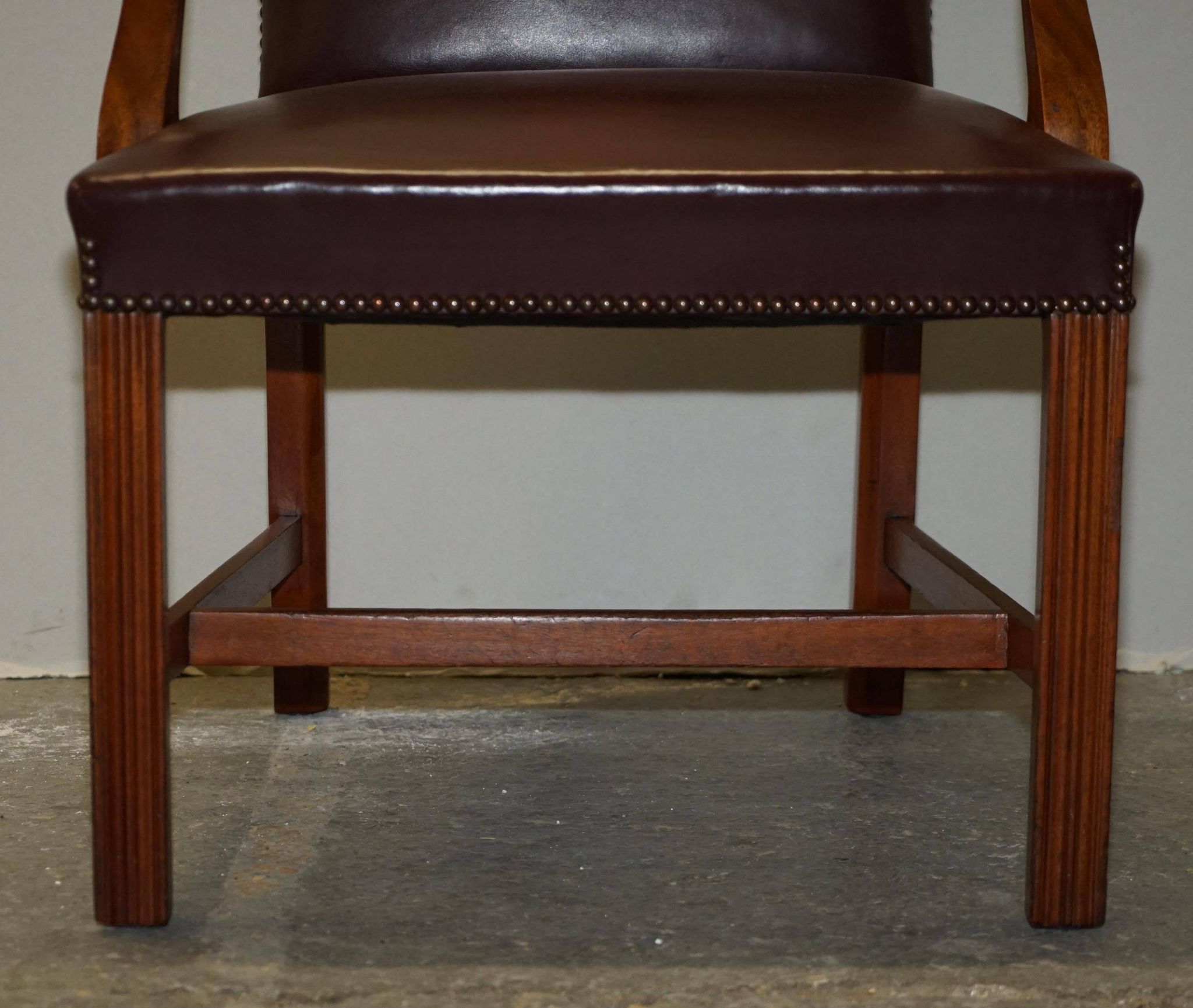 Carver office chair in Spencer House leather