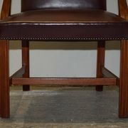 Carver office chair in Spencer House leather