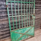 Antique garden gate iron door green 100x150cm