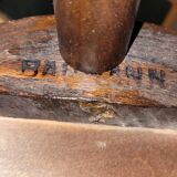 Office chair signed Baumann bistro style curved wood - 1930s