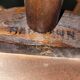 Office chair signed Baumann bistro style curved wood - 1930s