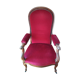 Armchair with its matching footrest