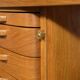 Art Deco Oak Freestanding Desk by Gunnar Ericsson for Facit AB Buromöbel