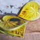 Four ceramic leaf cups from Les potiers d’Accolay