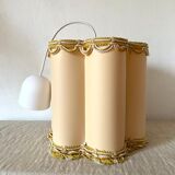 Vintage suspension lampshade with fringes