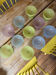 Set of 11 Luminarc / Arcoroc Pastel ice cream bowls.